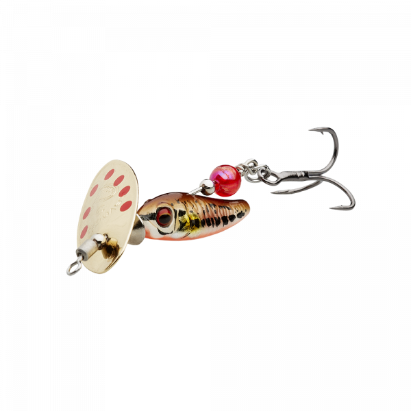 Savage Gear STICKLEBAIT SPINNER SINKING MINNOW GOLD RED