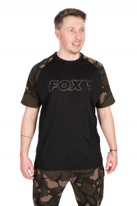 FOX Black / Camo Outline T-Shirt