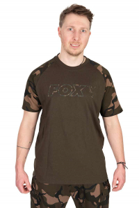 FOX khaki / Camo Outline T-Shirt